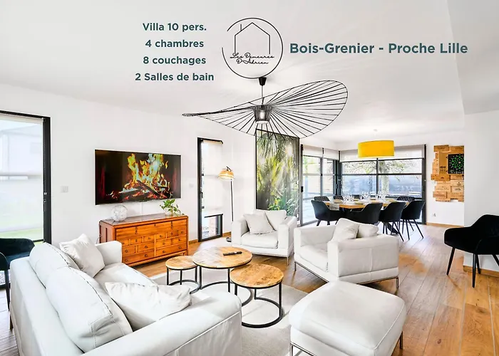 Villa Du Vert Touquet - 10 Pers Proche Lille Bois-Grenier képek