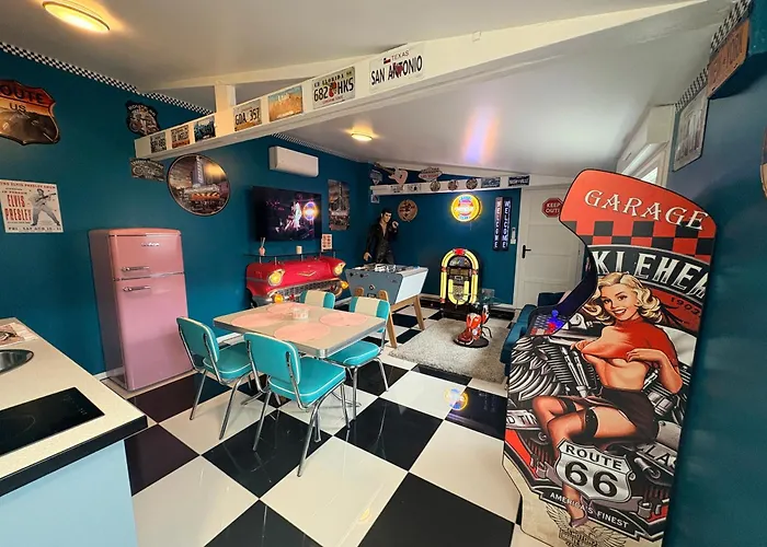 Suite Retro Chic Avec Spa En Terrasse Biache-Saint-Vaast 사진